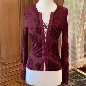 Hanky-panky velvet burn out top